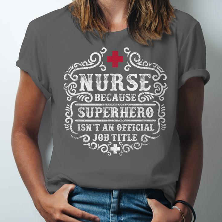 Superhero Nurse RN Graduation Thanks Shirt Unisex Jersey T-Shirt