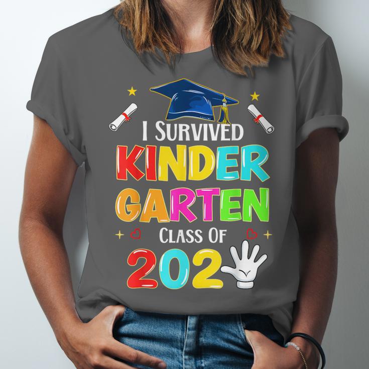 I Survived Kindergarten Graduation 2025 Graduate Boys Girls Unisex Jersey T-Shirt