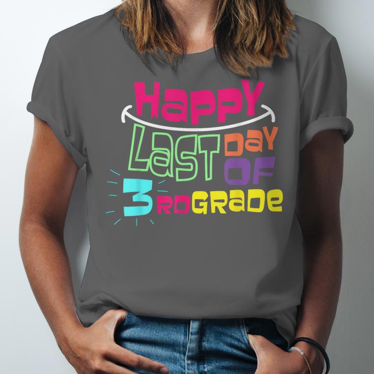 Sweet Happy Last Day Of 3rd Grade Kids GraduationUnisex Jersey T-Shirt