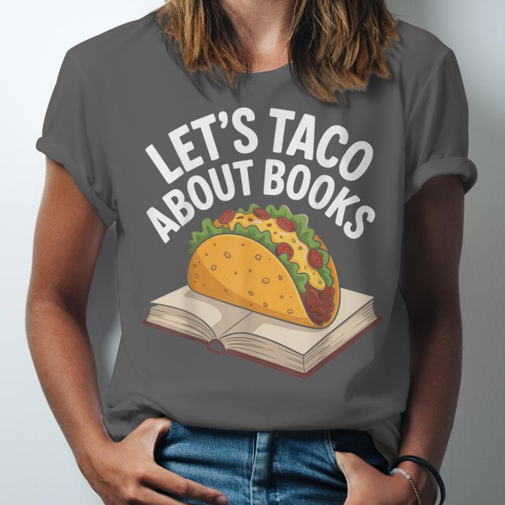 Taco Books Mexican Reading Teacher Book Lovers Bookish Unisex Jersey T-Shirt Taco Books Mexican Reading Teacher Book Lovers Bookish Unisex Jersey T-Shirt