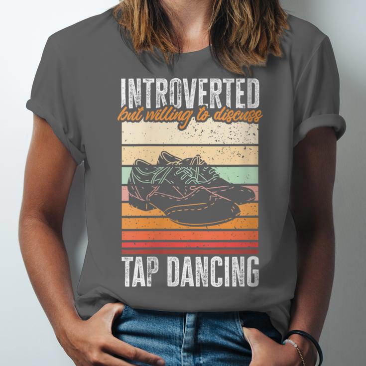 Tap Dancing Introvert Teacher Tap Dancer Tap Dance Unisex Jersey T-Shirt Tap Dancing Introvert Teacher Tap Dancer Tap Dance Unisex Jersey T-Shirt