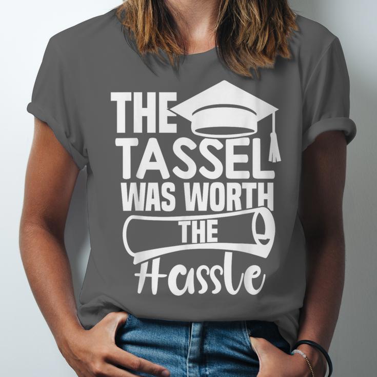 The Tassel Was Worth The Hassle Graduation Class Unisex Jersey T-Shirt
