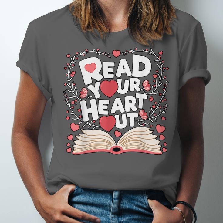 Teach Inspire Grow Everyday Read Your Heart Out Valentine Book-Themed Small Unisex Jersey T-Shirt Teach Inspire Grow Everyday Read Your Heart Out Valentine Book-Themed Small Unisex Jersey T-Shirt
