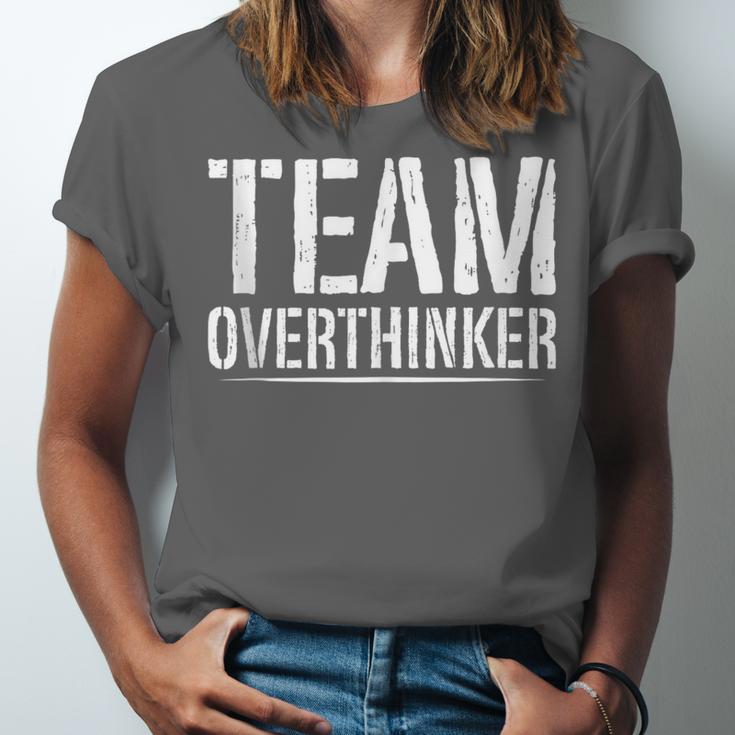 Team Overthinker Introvert Unisex Jersey T-Shirt Team Overthinker Introvert Unisex Jersey T-Shirt