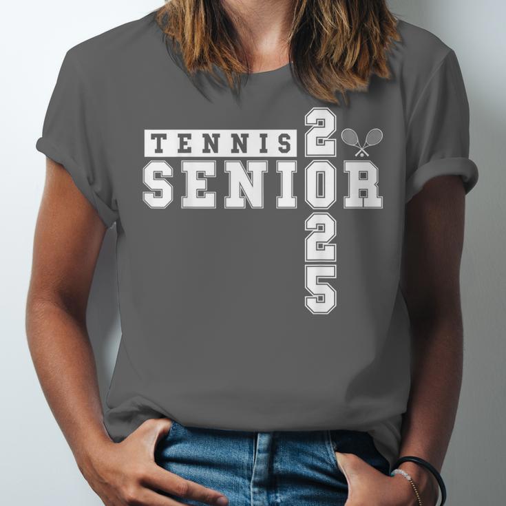 Tennis Senior Night Tennis Senior 2025 Graduation 3 Unisex Jersey T-Shirt