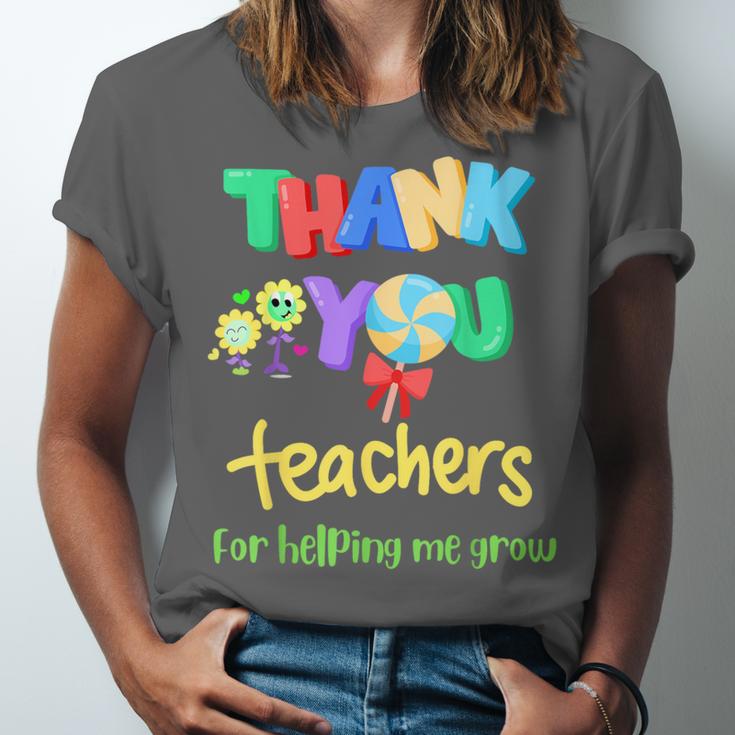 Thank You Teacher Appreciation Graduation Men Women Kids Unisex Jersey T-Shirt
