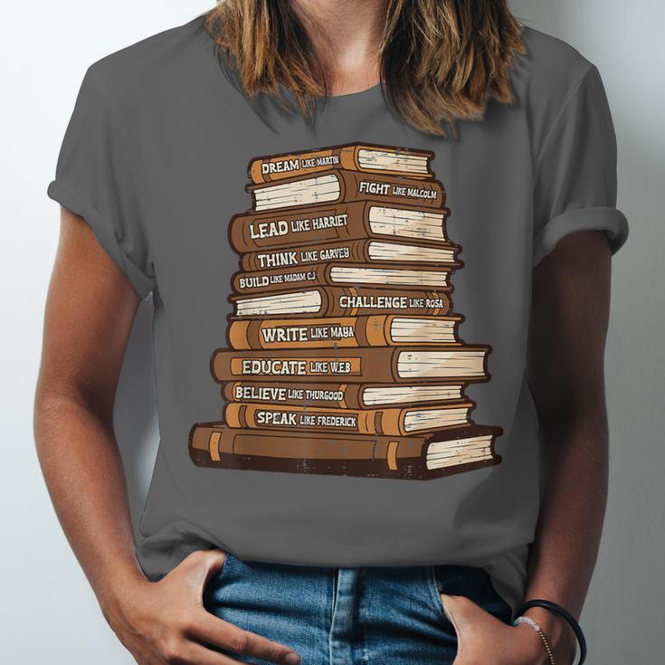 History Books Dream Like Martin African Women Men Kids Unisex Jersey T-Shirt