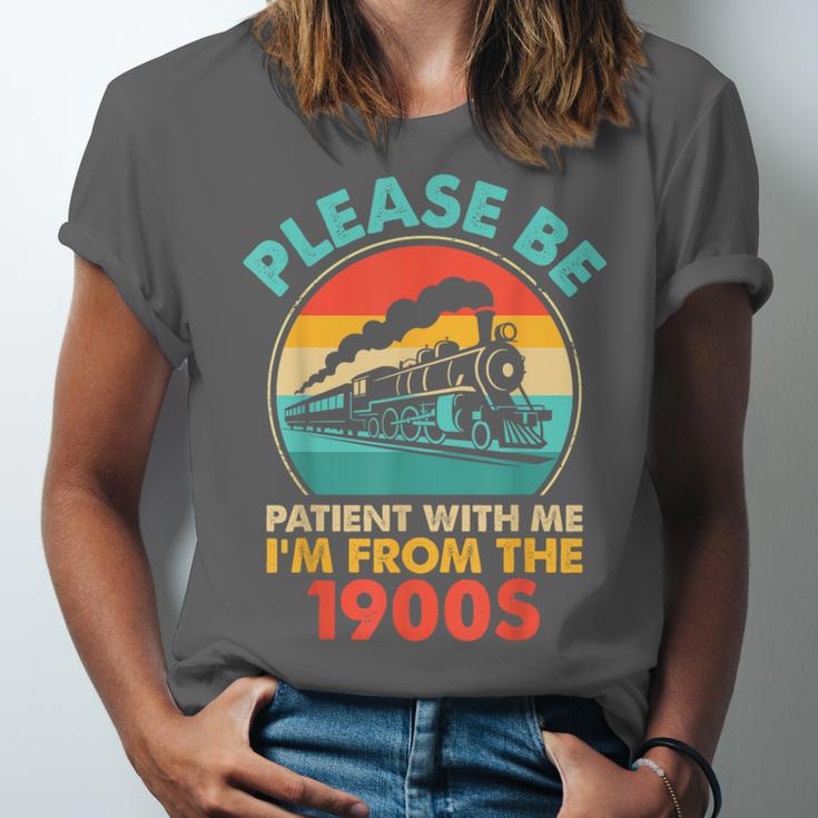 Train Please Be Patient I'm From The 1900s Men Unisex Jersey T-Shirt