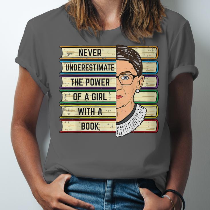 Never Underestimate Girl Read Book Reading Librarian Women Unisex Jersey T-Shirt Never Underestimate Girl Read Book Reading Librarian Women Unisex Jersey T-Shirt