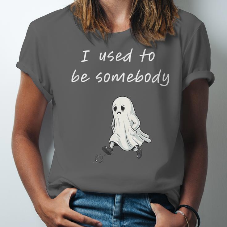 I Used To Be Somebody Nostalgia Halloween Spooky Season Unisex Jersey T-Shirt