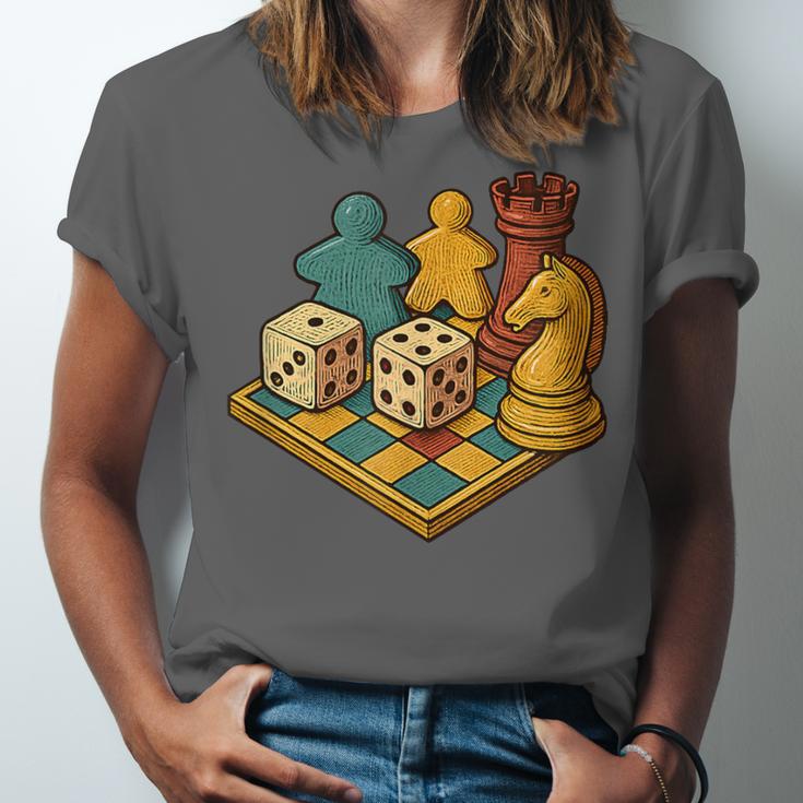 Vintage Board Game Art – Tabletop Nostalgia Unisex Jersey T-Shirt