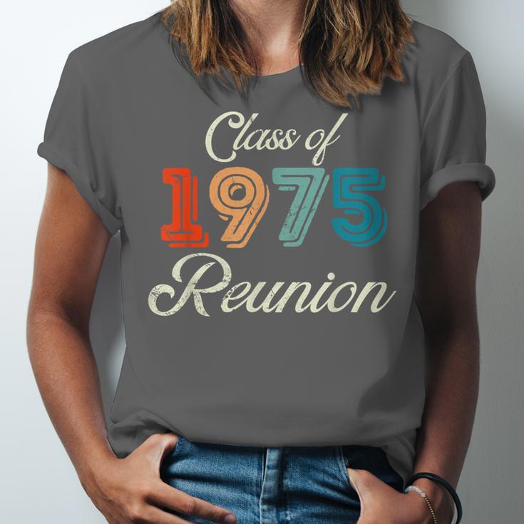Vintage Class Of 1975 Reunion 50th Graduation Classmate Cool Unisex Jersey T-Shirt