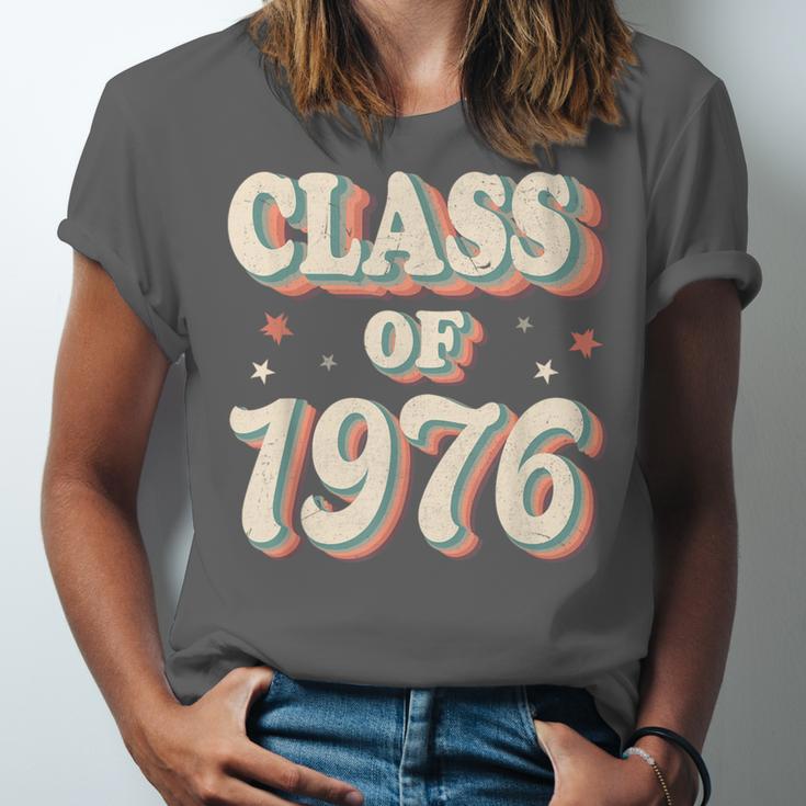 Vintage Class Of 1976 76 High School Graduation Unisex Jersey T-Shirt