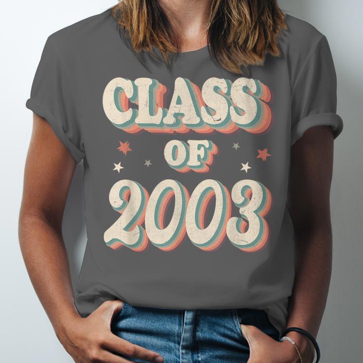 Vintage Class Of 2003 03 High School Graduation Unisex Jersey T-Shirt