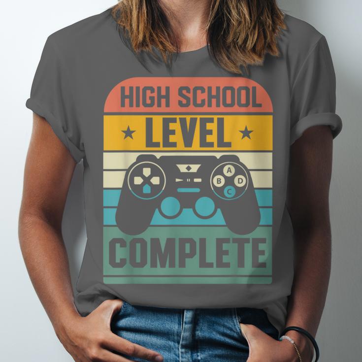 Vintage Class Of 2024 High School Graduation Student Unisex Jersey T-Shirt