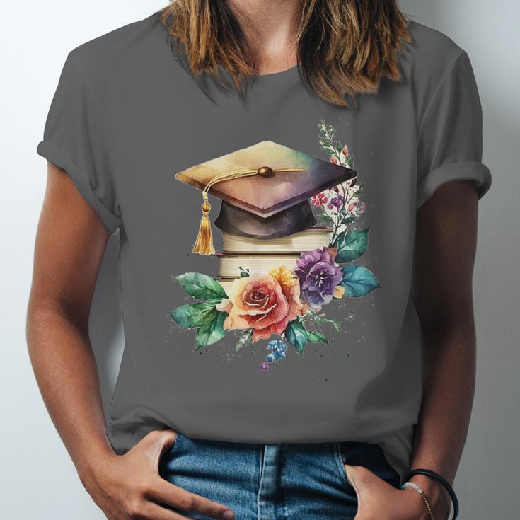 Vintage Hat High School College Graduate Graduation Unisex Jersey T-Shirt
