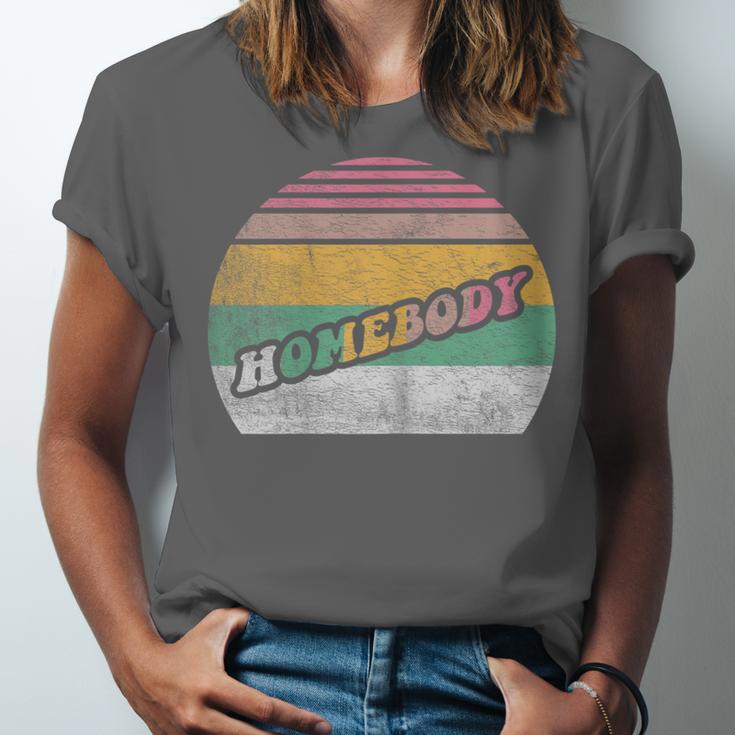Vintage Homebody Shirt Stay At Home Quarantine Introvert Unisex Jersey T-Shirt