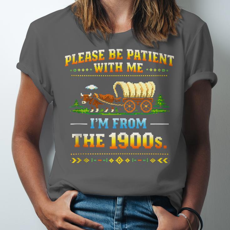 Vintage Please Be Patient With Me I'm From The 1900s Unisex Jersey T-Shirt Vintage Please Be Patient With Me I'm From The 1900s Unisex Jersey T-Shirt