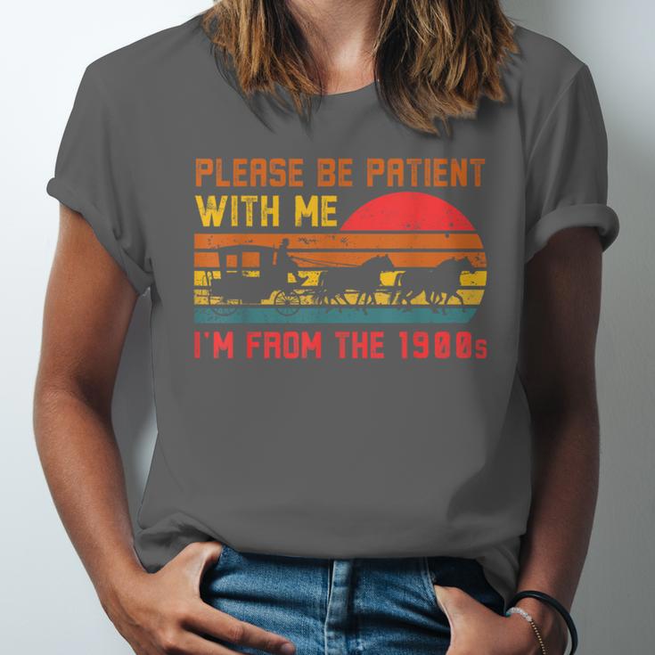 Vintage Retro Please Be Patient With Me I'm From The 1900s Unisex Jersey T-Shirt