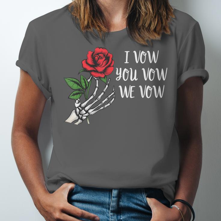 I Vow You Vow We Vow ShirtSmutty Fantasy Dark Romance Book Unisex Jersey T-Shirt