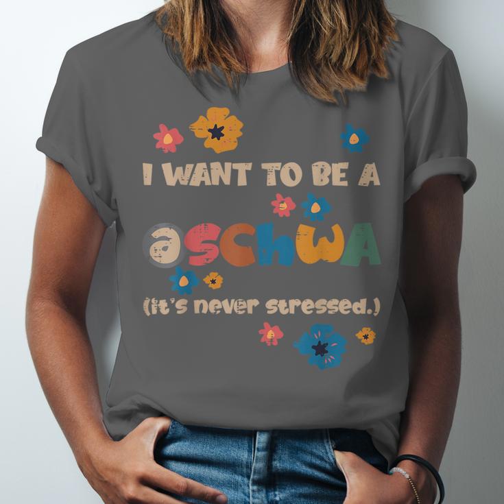 I Want To Be A Schwa Read Book Reading Librarian Unisex Jersey T-Shirt I Want To Be A Schwa Read Book Reading Librarian Unisex Jersey T-Shirt