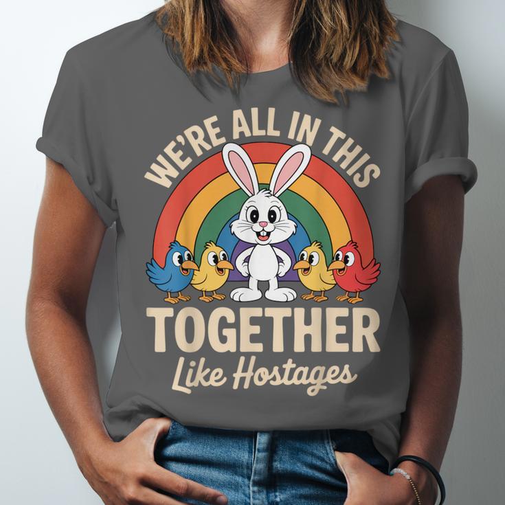 We'Re All In This Together Like Hostages Introvert Unisex Jersey T-Shirt