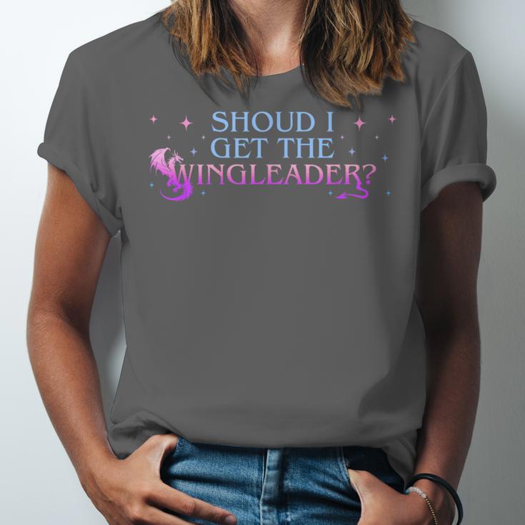 Should I Get The Wingleader Dragon Lover Book Lover Quote Unisex Jersey T-Shirt
