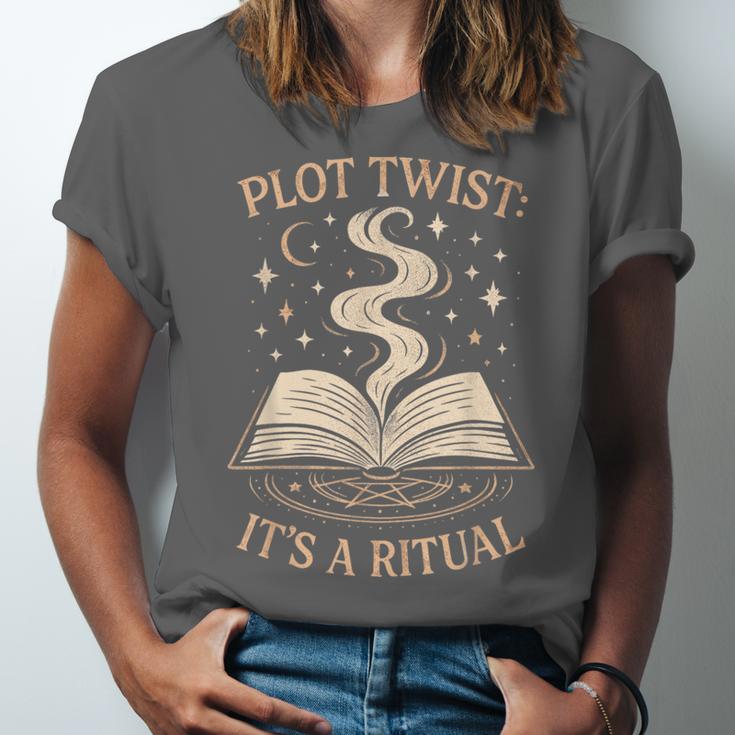 Witchy Book Club Pagan Reader Occult Fiction Coven Ritual Unisex Jersey T-Shirt Witchy Book Club Pagan Reader Occult Fiction Coven Ritual Unisex Jersey T-Shirt