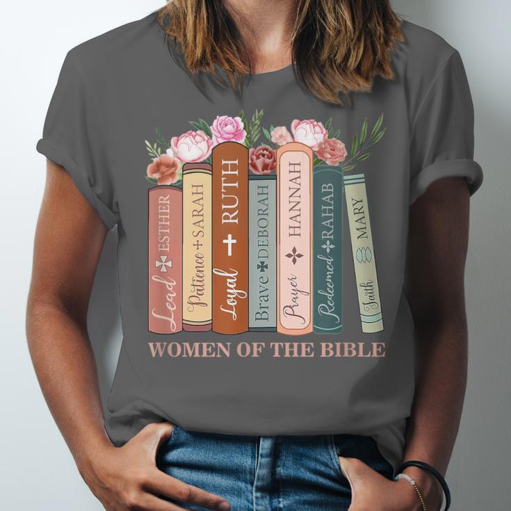 Women Of The Bible Christian Books Full Color Unisex Jersey T-Shirt