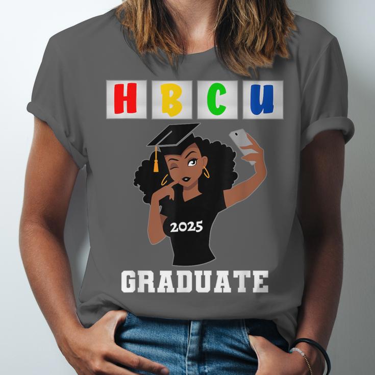 Women HBCU Grad 2025 College Graduation Apparel Unisex Jersey T-Shirt