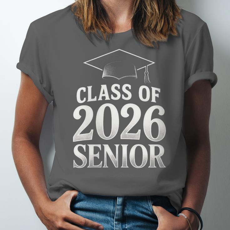 Women's Class Of 2026 Senior Graduation School College Unisex Jersey T-Shirt