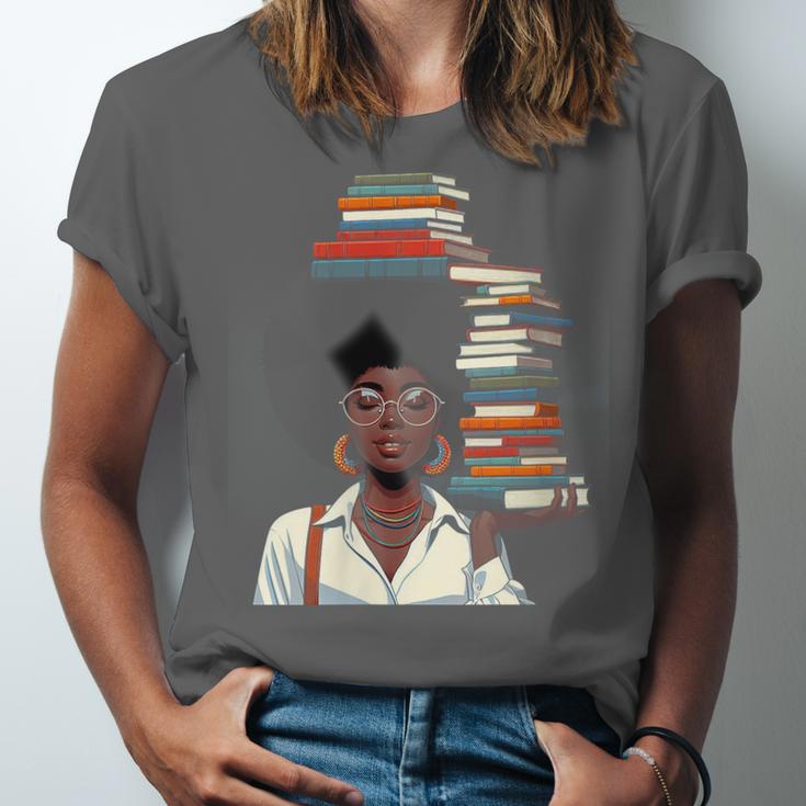 Women's Education Is Freedom Teacher Books Black History Month Unisex Jersey T-Shirt