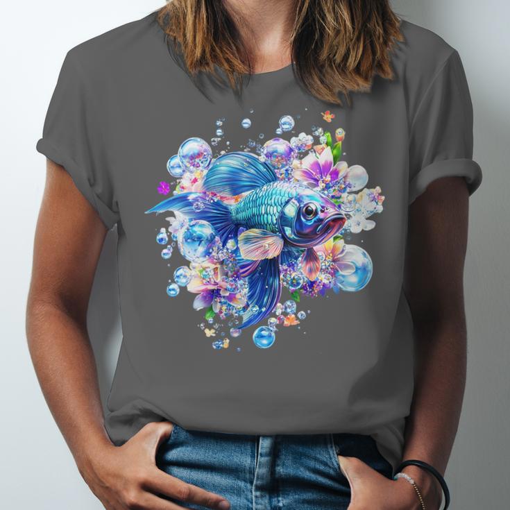 Women's Frutiger Aero Y2K Fish Unisex Jersey T-Shirt Women's Frutiger Aero Y2K Fish Unisex Jersey T-Shirt