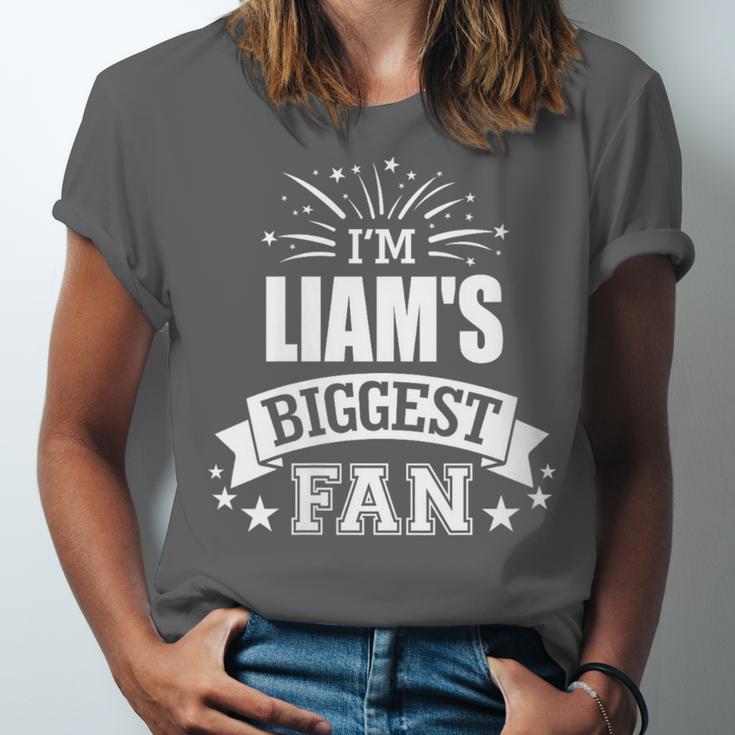 Women's Liam Personalized Name Sports Fan Birthday Graduation Unisex Jersey T-Shirt