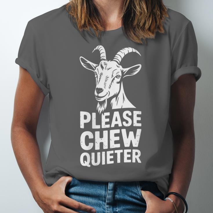 Women's Please Chew Quieter Introvert Quietness Silence Lover Unisex Jersey T-Shirt Women's Please Chew Quieter Introvert Quietness Silence Lover Unisex Jersey T-Shirt