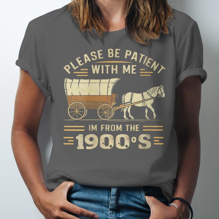 Women's Please Be Patient With Me I'm From The 1900s Vintage Unisex Jersey T-Shirt Women's Please Be Patient With Me I'm From The 1900s Vintage Unisex Jersey T-Shirt