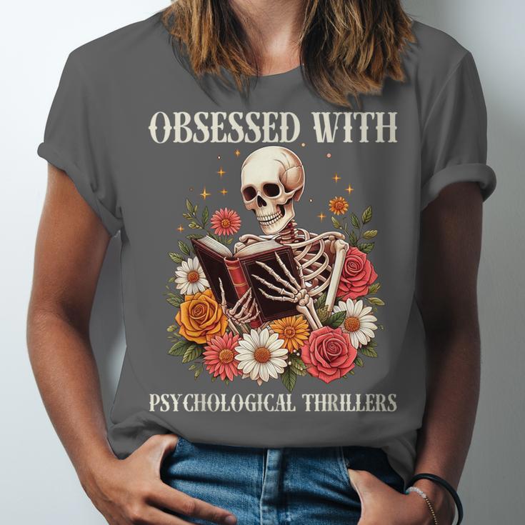 Women's Psychological Thriller Book Reader Lover Unisex Jersey T-Shirt Women's Psychological Thriller Book Reader Lover Unisex Jersey T-Shirt