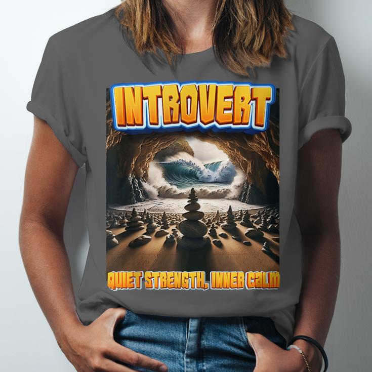 World Introvert Day Quiet Strength Inner Calm Unisex Jersey T-Shirt