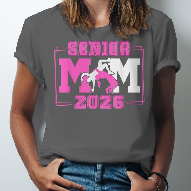 Wrestling Senior Mom Wrestling Senior 2026 Graduation Unisex Jersey T-Shirt