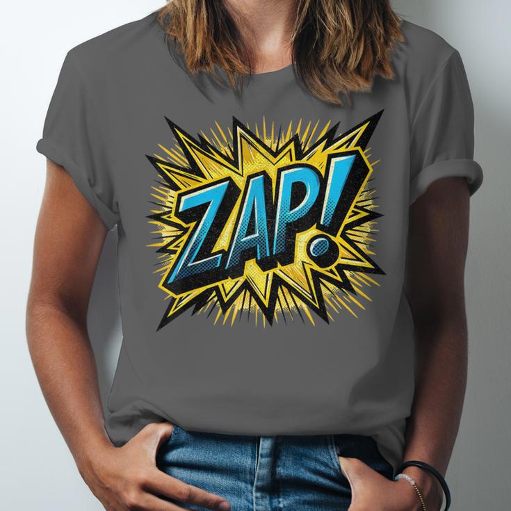 ZAP Comic Book Retro Artwork – Cartoon Collector Unisex Jersey T-Shirt ZAP Comic Book Retro Artwork – Cartoon Collector Unisex Jersey T-Shirt