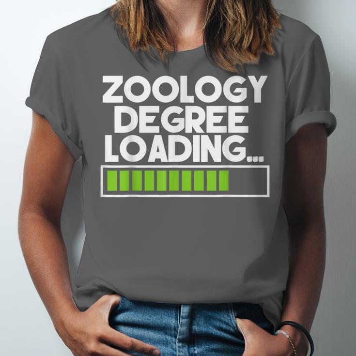 Zoology Degree Loading Zoologist Graduation Student Tee Unisex Jersey T-Shirt