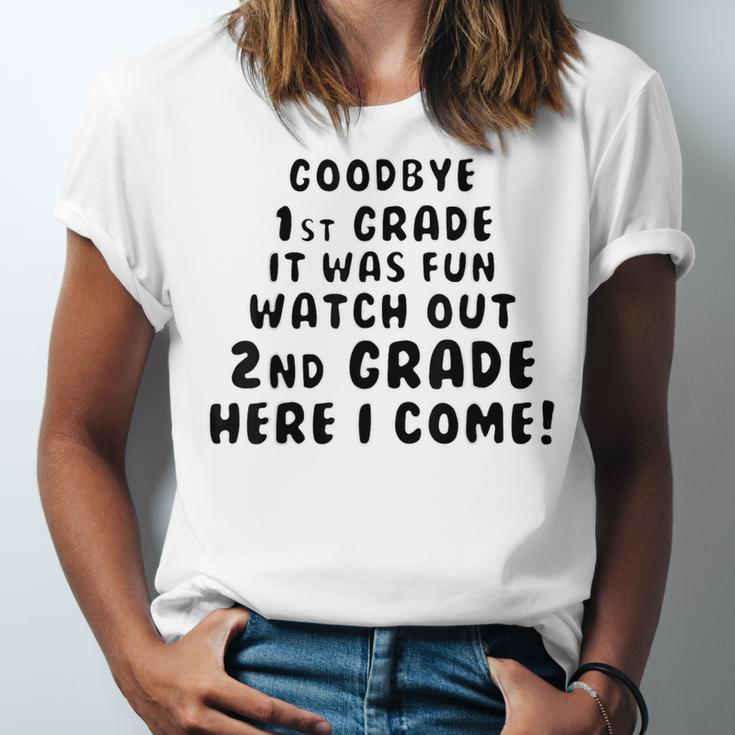 1st First Grade Graduation Tshirt Moving On To 2nd Grade Unisex Jersey T-Shirt
