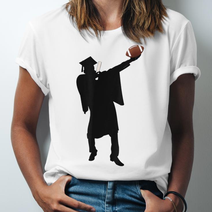 2019 Football Graduation Dab Shirt- Dabbing Graduate Unisex Jersey T-Shirt