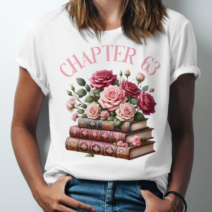 63rd Birthday Chapter 63 Birthday Shirt Women Book Lover Premium Unisex Jersey T-Shirt 63rd Birthday Chapter 63 Birthday Shirt Women Book Lover Premium Unisex Jersey T-Shirt
