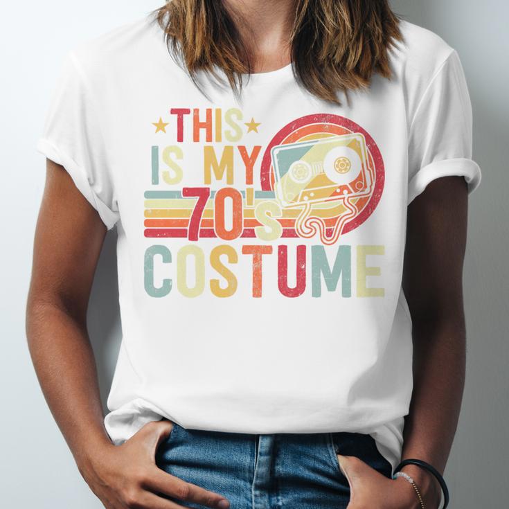 This Is My 70's Costume Retro Style Nostalgia 1970s Vintage Premium Tri-Blend Unisex Jersey T-Shirt