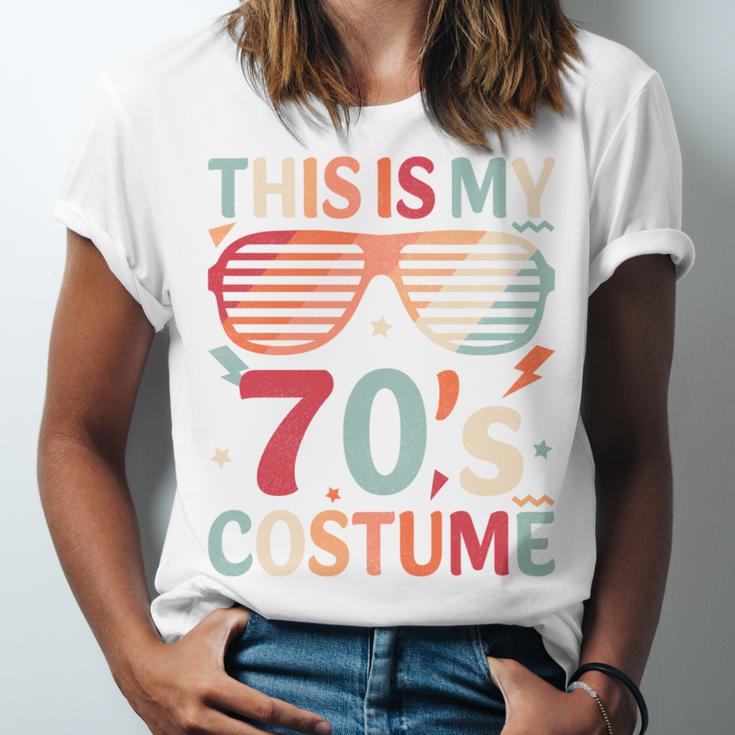 This Is My 70s Costume Vintage Style Nostalgia 1970s Retro Unisex Jersey T-Shirt