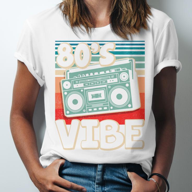 90's Vibe Vintage Style Cassette Tape Nostalgia 1990s Party Premium Tri-Blend Unisex Jersey T-Shirt