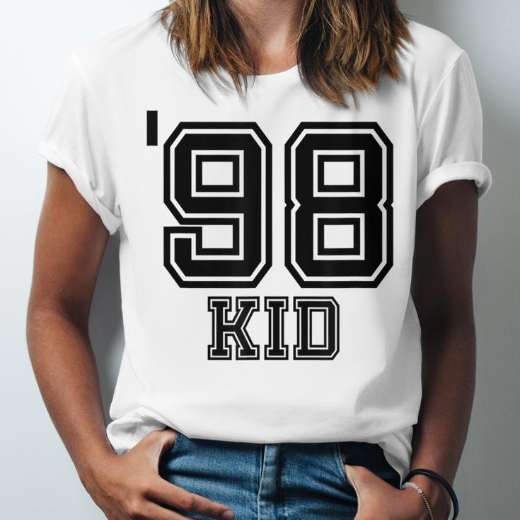 '98 Kid Perfect Vintage Retro Nostalgia Gear For Year 1998 Unisex Jersey T-Shirt