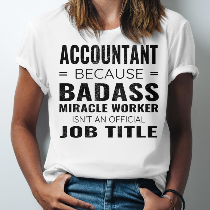 Accountant Graduation Future Accountant Men Women Unisex Jersey T-Shirt