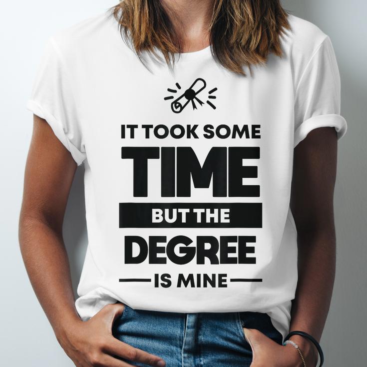Adult College Graduation Unisex Jersey T-Shirt